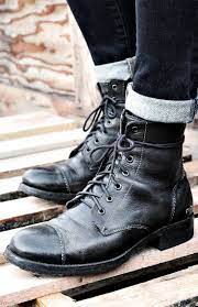 Free shipping both ways on mens 8 lace up leather boot from our vast selection of styles. The Best Men S Shoes And Footwear Black Leather Lace Up Boot By Bedstu This Easy On Combat Boot Features A Back Z Fashion Inspire Fashion Inspiration Best