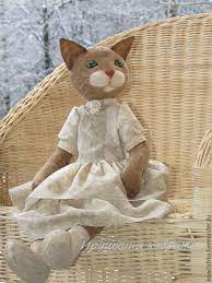 koshka baryshnya zakazat na yarmarke masterov b1kjxru teddi zveryata moskva koshki koshechka igrushki