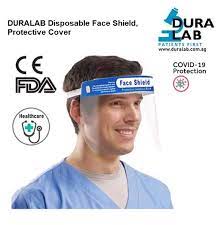 Textile articles of a kind suitable for. Duralab Disposable Face Shield Protective Cover Durasafe Shop