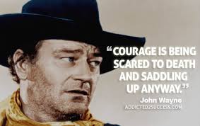 Famous john wayne quotes : Courage Quotes By John Wayne Western Cowboy John Wayne Quote Art Print Courage Is Being Scared Dogtrainingobedienceschool Com