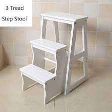 Maybe you would like to learn more about one of these? Folding Stepladder Wood 3 Step Stool For Adults Kids Kitchen Wooden Ladders Small Foot Stools Indoor Portable Shoe Bench Flowe Step Stool Stool Wooden Ladder