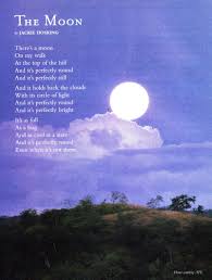 The Moon Moon Poems Kids Poems Poems About Stars