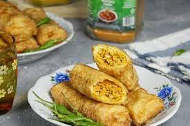 200 gram tepung terigu 500 ml air 3 butir telur 1/2 sdt garam 5 sdm. Resep Sosis Solo Isi Ayam Kari Camilan Sore Yang Menggugah Selera