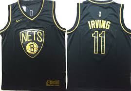 The latest new jersey nets merchandise is in stock at fansedge. Nets 11 Kyrie Irving Black Gold Nike Swingman Jersey