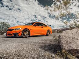 A collection of the top 50 orange car wallpapers and backgrounds available for download for free. Desktop Wallpaper Bmw M4 Orange Car Side View Hd Image Picture Background 7bd0fc
