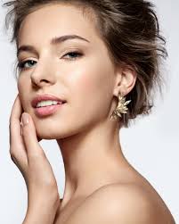 Orecchini d'avanguardia, orecchini Champagne Statement, orecchini con ali  d'angelo in oro, orecchini Swarovski in oro antico, gioielli per cocktail  party