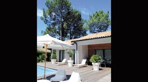 Dans Les Landes Une Jolie Maison Contemporaine De 155 M Igc Construction Jolie Maison Maison Contemporaine Plan Maison Contemporaine