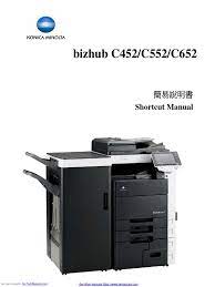 Download pocket manual of konica minolta bizhub c452 all in one printer, copier for free or view it online on. Konica Minolta Bizhub C452