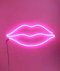 Bxxlght Neon Led Lips Sign Light Art Neon Lights Bedroom Neon Sign Bedroom Neon Signs