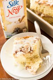 Coffee lovers and haters both can find a place in their hearts for a slice of moist, delicious coffee cake. Eggnog Coffee Cake Deliciously Sprinkled