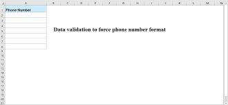 If you're trying to access mobile service from your smartphone, you may have to deal with new. How To Apply Data Validation To Force Phone Number Format In Excel