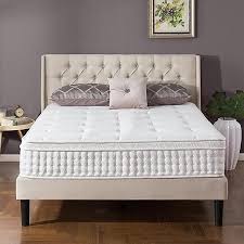 Zinus Night Therapy Icoil 12 Inch Euro Box Top Spring Queen Mattress Sam S Club Mattress Springs Zinus Queen Mattress