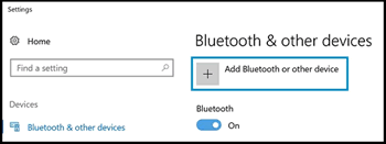 If you don't see the add bluetooth or other device option, click'bluetooth and other devices in the left column first. Hp Pcs Connecting A Bluetooth Device Windows Hp Customer Support