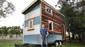 Exterior details and varied rooflines deliver a vast selection of designs ensuring no two ranch style house plans are the same. Tiny House Auction Battle Brewing For Recycled House Barely Bigger Than A Van Realestate Com Au