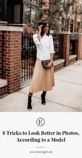 Aside from jobs for customers… 8 Tricks To Look Better In Photos According To A Model The Everygirl