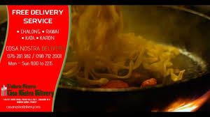 Cosa Nostra Delivery Food Delivery In Phuket