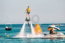 Don't forget about the exciting amenities offered right on the premises. Mykonos Suden Flyboarden Am Super Paradise Beach Sunbonoo Com