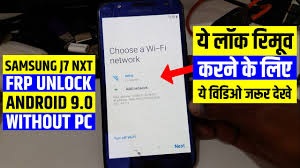 Download galaxy j700f frp reset file click now here. Samsung J7 Nxt Frp Unlock Android 9 0 Without Pc Remove Pattern Lock Bypass Google Account
