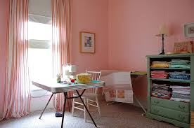 The color actually goes very well with almost everything in my closet. 30 Gorgeous Shabby Chic Home Offices And Craft Rooms