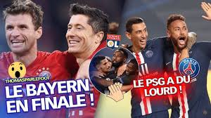 Mbappé, lewandowski, gnabry, neymar, davids, etc. Match Live Direct Psg Bayern Paris Munich Finale Final 8 Champions League Youtube