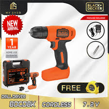 Which operate on both constant current charging and regular voltage charging. Black Decker Bdcd8k B1 7 2v Lithium Ion Cordless Drill Driver Use Micro Usb Charger Bdcd8 Bdcd8k Shopee Malaysia