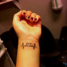 Pin By Elikiaaa On Tattoo Heartbeat Tattoo Wrist Tattoos Tattoos