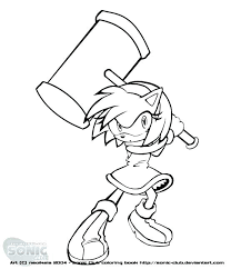 In this coloring page, sonic has reached one of his most powerful forms. Amy Sonic Coloring Pages At Getdrawings Free Download Coloring Home