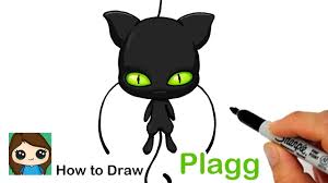 Alle artikel aus über step by step anzeigen. How To Draw Miraculous Ladybug Kwami Plagg Easy