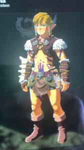 I call this “The Shot Girl”. Snowquill Headdress, Barbarian Armor, Trousers  of the Hero. : r/Breath_of_the_Wild
