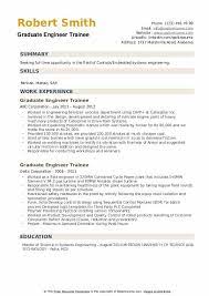 Graduate Engineer Trainee Resume Samples | Qwikresume