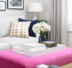 I like the idea of using coffee table books but not sure if it will serve the purpose or how to design it to make it look pleasant. 15 Pretty Ways To Decorate And Style A Coffee Table