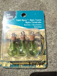 Bead Landing Found Objects Green Bottle Charms - Etsy