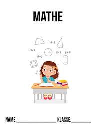 Mit deinem persönlichen deckblatt für deine hefter, schulordner und mappen bist du super organisiert und behältst stehst den überblick. Mathematik Deckblatt Mit Madchen Deckblatter Zum Ausdrucken