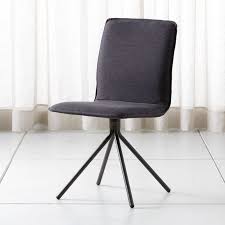 Shop Whirl Anthracite Swivel Dining Chair Our Whirl Swivel Dining Chair Has G Swivel Dining Chairs Oversized Chair Living Room Grey Upholstered Dining Chairs