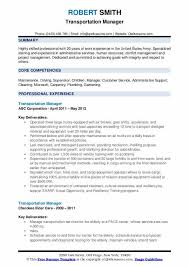 Transportation Manager Resume Samples In 2020 Accountant Resume Job Resume Examples Manager Resume