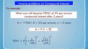 Inverse Problems On Compound Interest Youtube