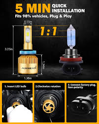 H11 Sylvania Zevo® Led Headlight Bulb, 6000K Cool White Light, 2-Pk |  Canadian Tire
