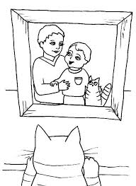Touch device users, explore by touch or with swipe gestures. Online Coloring Pages Photo Coloring Page Frame With Photo And Cat Family