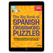 Welcome to the greatest crossword spanish puzzle free easy game for the entire family! The Big Book Of Spanish Crossword Puzzles Spanish Teacher S Discovery
