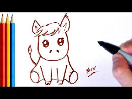 It's just a question of looking at the step by step. How To Draw Cute Horse Easy Step By Step Tutorial For Kids Youtube