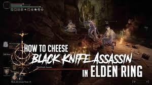 How to Cheese Invisible Black Knife Assassin at Sage's Cave in Elden Ring  (Easy Kill) - YouTube