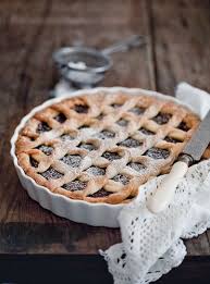 Crostata Mit Schokofullung Stockfood Lebensmittel Essen Rezepte Schokoladen Kuchen