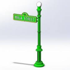You can download the sesame street sign cliparts in it's original format by loading the clipart and clickign the downlaod button. Sesame Street Street Sign 3d Models Stlfinder