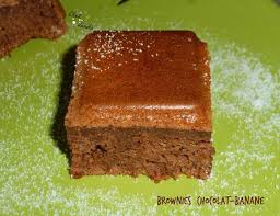 Brownies Chocolat Banane Dessert Facile Et Original Brownie Chocolat Et Chocolat