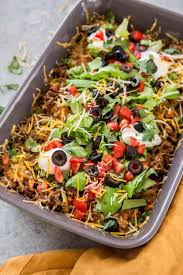 Maybe you would like to learn more about one of these? Easy Keto Taco Salad Casserole 3g Carbs Ketoconnect