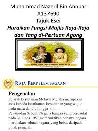 pengajian malaysia peranan dan kedudukan yang. Majlis Raja Raja Dan Ydpa