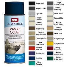 Sem Marine Vinyl Coat Spray Boat Seats Boat Cleaning Pontoon Boat Seats