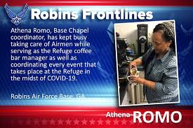 Robins Frontlines: Athena Romo > Robins Air Force Base > Article Display