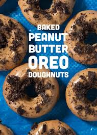 Baked Peanut Butter Oreo Doughnuts Wit Vinegar Peanut Butter Oreo How Sweet Eats Doughnut Recipe