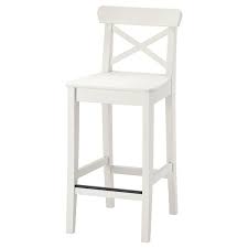 Profitez de prix ikea toute l'année ✅ faites vous facilement livrer à domicile. Ingolf Chaise De Bar Blanc 63 Cm Materiau Durable Ikea